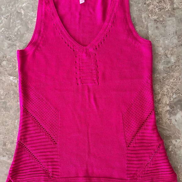 Lilly Pulitzer CoCo In Resort Sweater Tank Top Pink Small - Picture 1 of 1